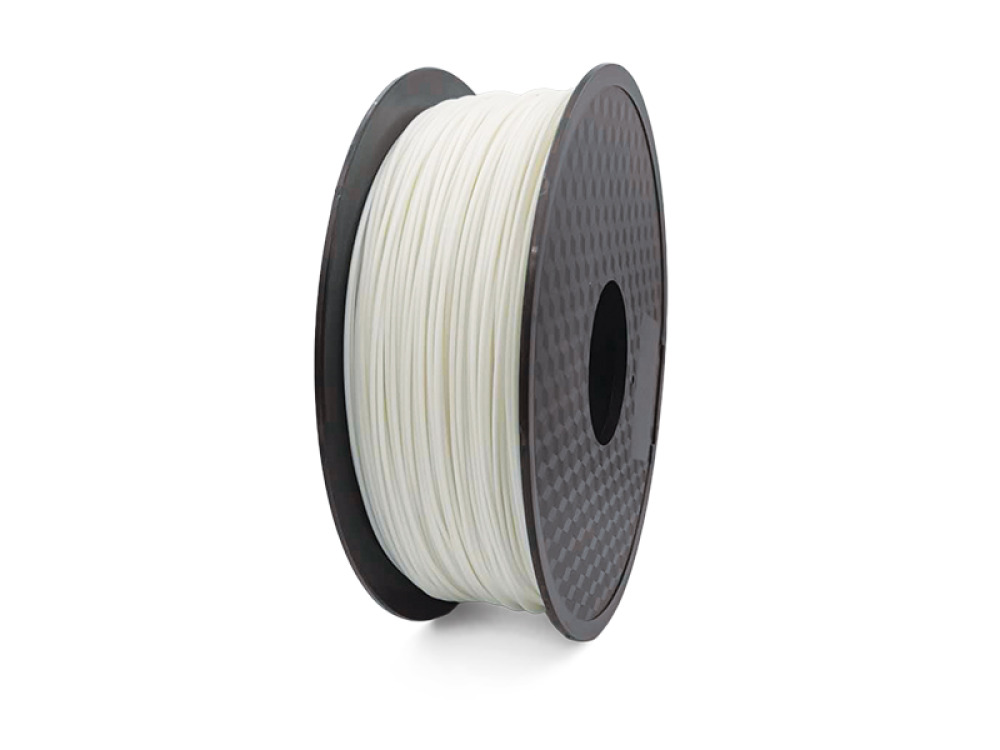 PLA white filament for 3D printer - 1 kg