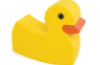 Duck. Foam rocker
