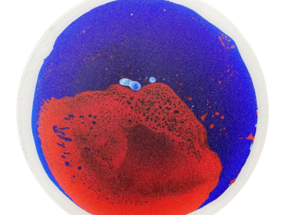Round Liquid Floor Sensory Tiles Set of 4 – 30cm, Vibrant Colours in Motion