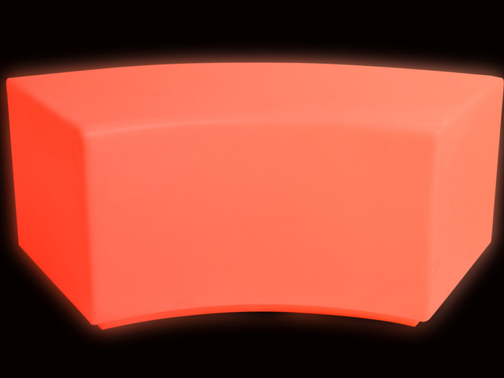 Colour changing mood Curved Bench Seating
