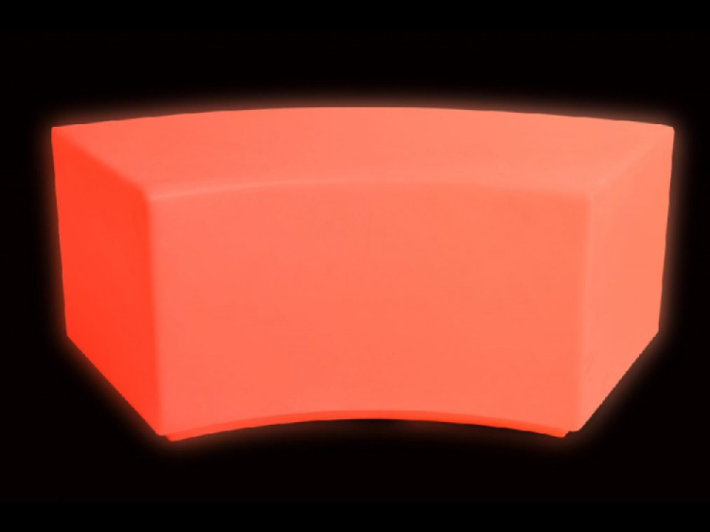 Colour changing mood Curved Bench Seating