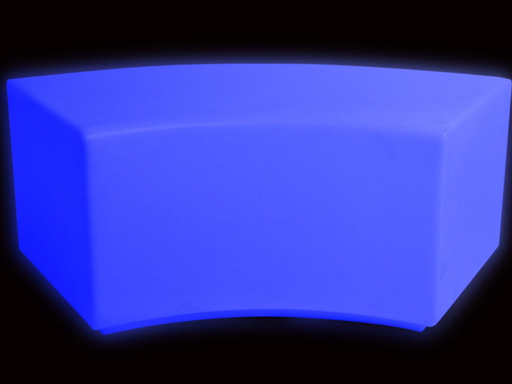Colour changing mood Curved Bench Seating