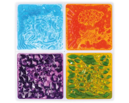 Lava. Square textured sensory panels