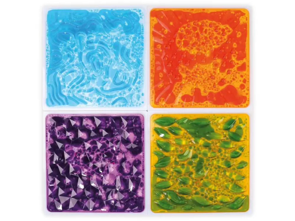 Lava. Square textured sensory panels