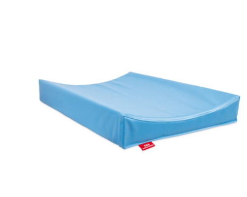 Profiled mattress for changing table. Azure blue. Cubo Collection