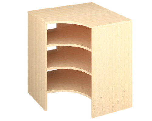 Inset corner cabinet M - Beech