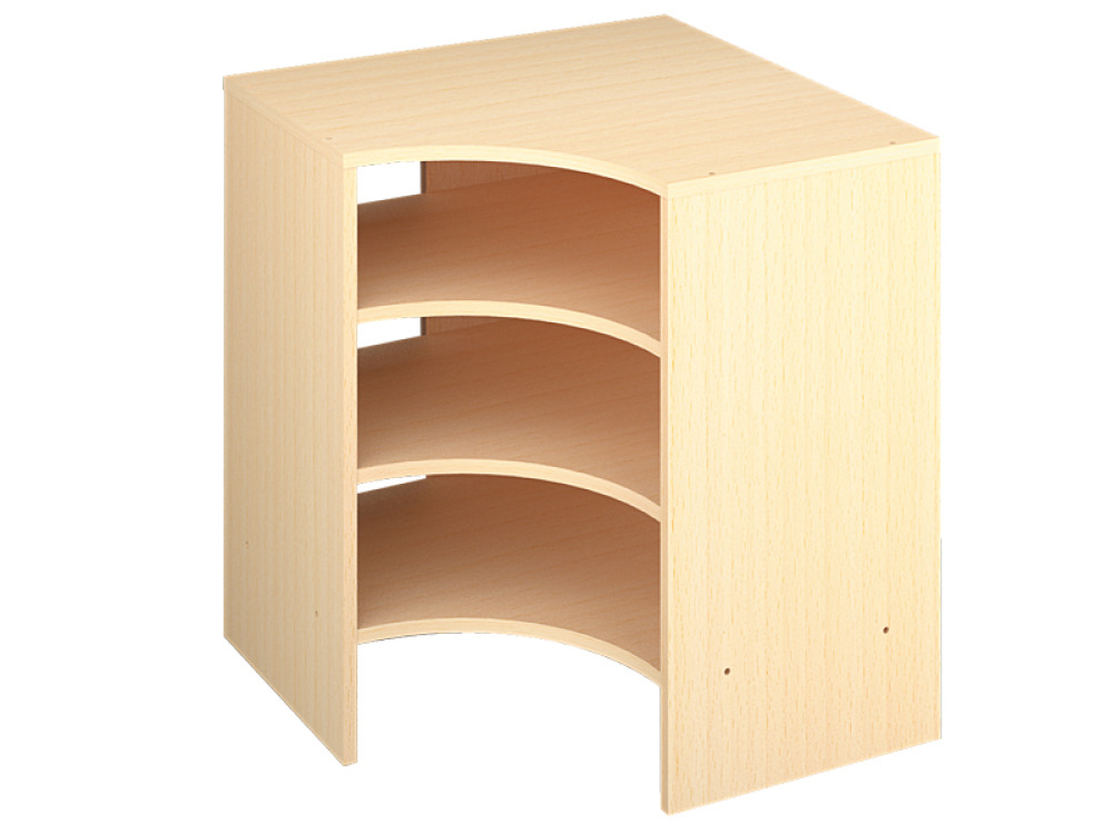 Inset corner cabinet M - Beech