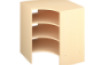 Inset corner cabinet M - Beech