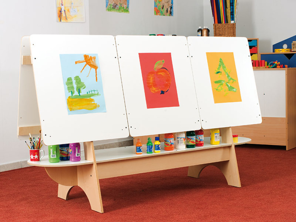 Double-sided easel