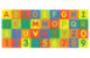 Letters and numbers puzzle mat