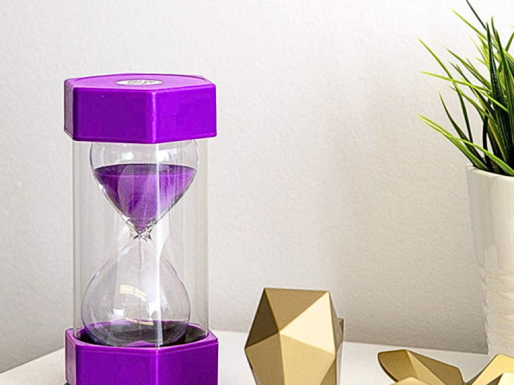 Sand Timer – 15 Min.  Purple