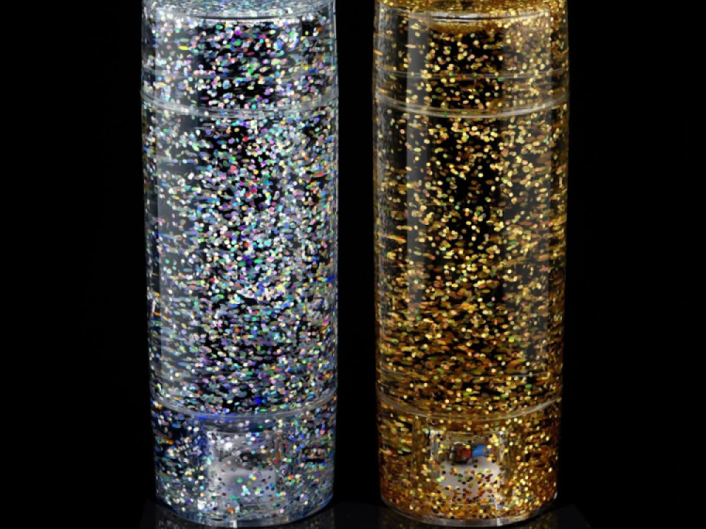 Gold and Silver Glitter Shake & Shine  Set of 2