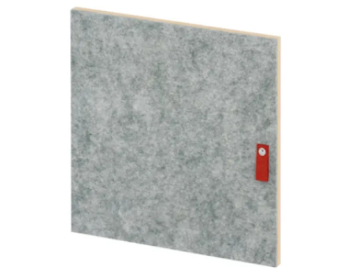 Grey low doors with felt front. Cubo Acoustic Collection