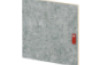 Grey low doors with felt front. Cubo Acoustic Collection
