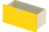Cubo ACCESSORIES SHELVES AND DRAWERS orange wide tall 1 pc.