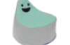 Funny face grey-mint. Seating cushion