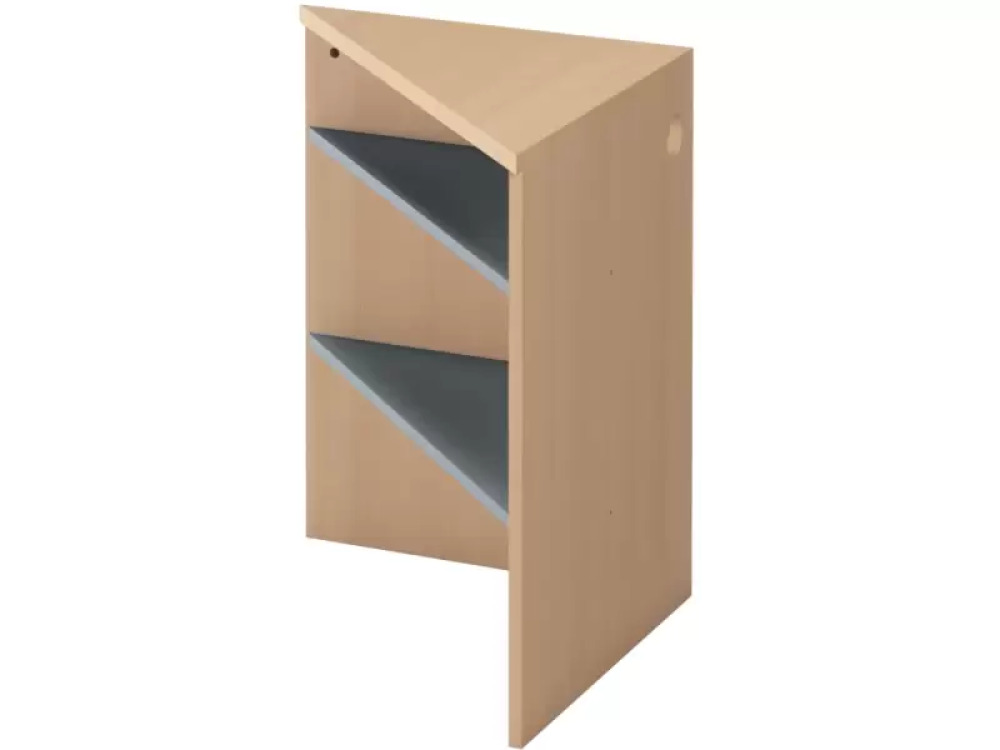 Corner shelving unit. Mila computer & language Lab