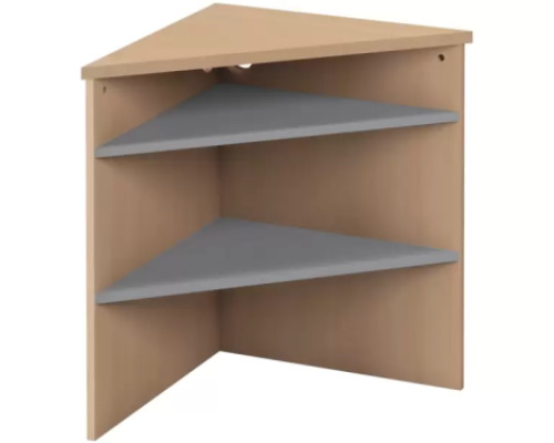 Corner shelving unit. Mila computer & language Lab