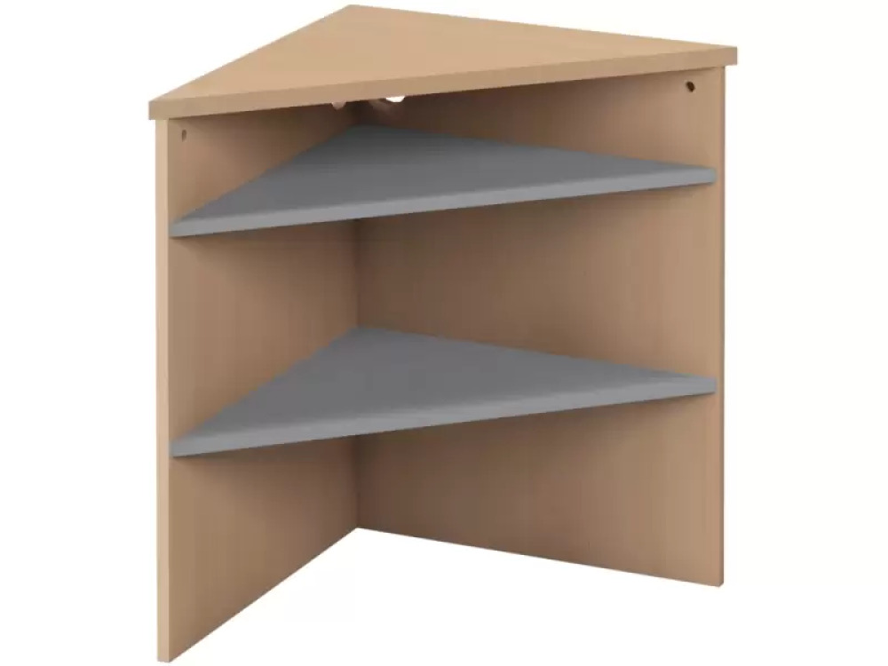 Corner shelving unit. Mila computer & language Lab
