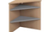 Corner shelving unit. Mila computer & language Lab