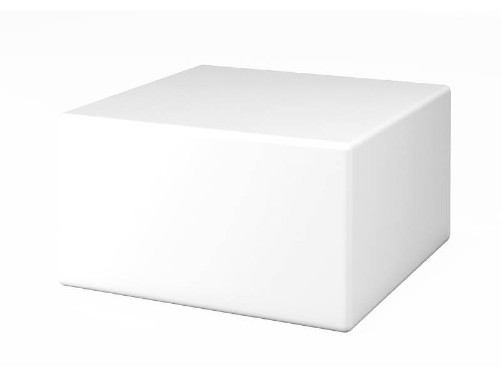 Low platform module. White world experience room