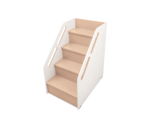 Stairs for the changing unit. Birch