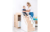 Stairs for the changing unit. Birch