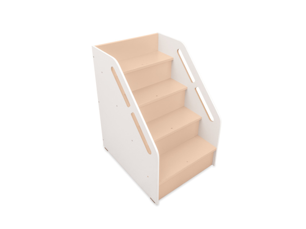Stairs for the changing unit. Birch