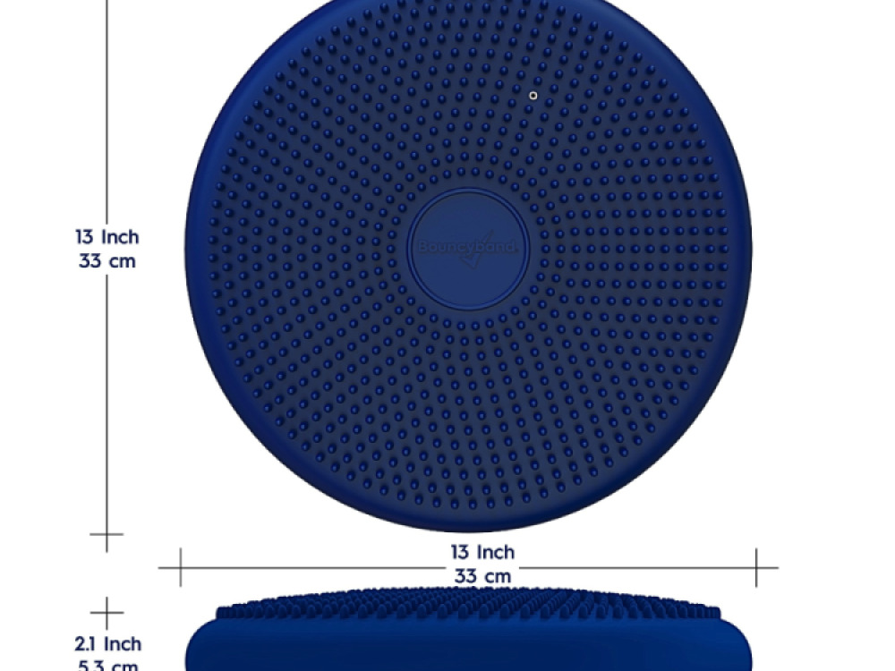 Wiggle Seat Big Sensory Cushion Blue 33cm