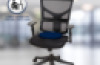 Wiggle Seat Big Sensory Cushion Blue 33cm