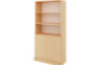 Prima features Unit with shelves and wooden doors birch
