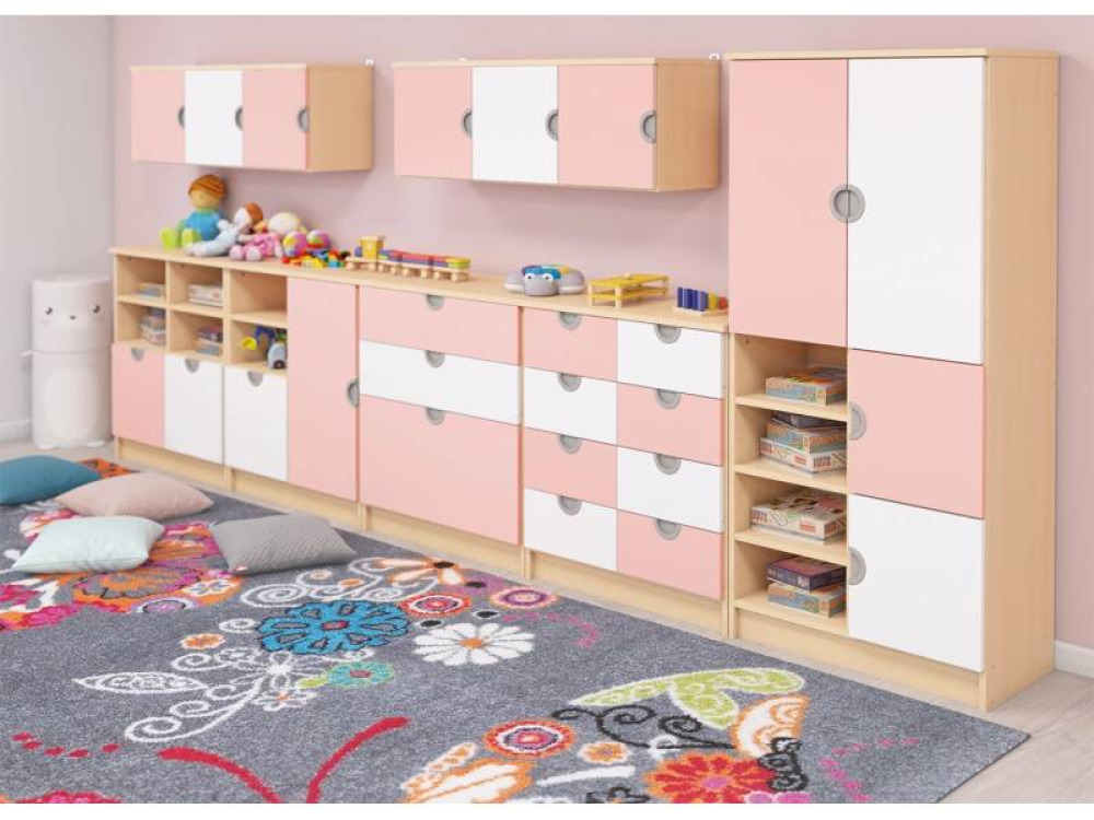 Cubo ACCESSORIES SHELVES AND DRAWERS orange narrow tall 1 pc.