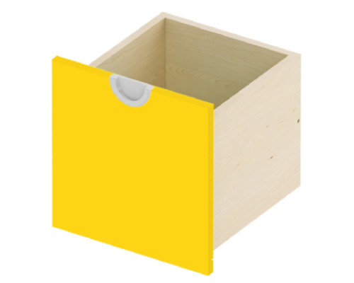 Cubo ACCESSORIES SHELVES AND DRAWERS orange narrow tall 1 pc.
