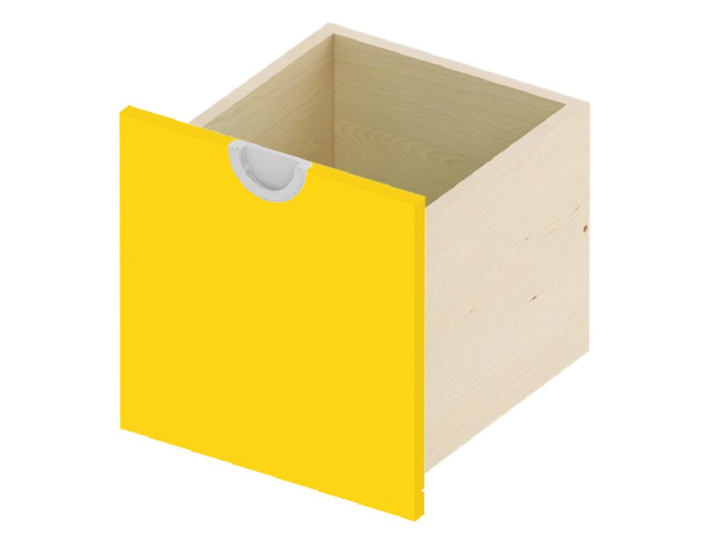 Cubo ACCESSORIES SHELVES AND DRAWERS orange narrow tall 1 pc.