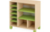 Large cabinet with shelves. Green. Fresh Collection