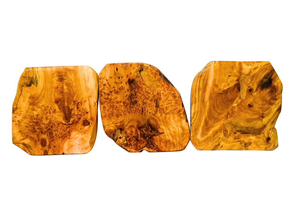 Natural wooden writing board – Set of 3
