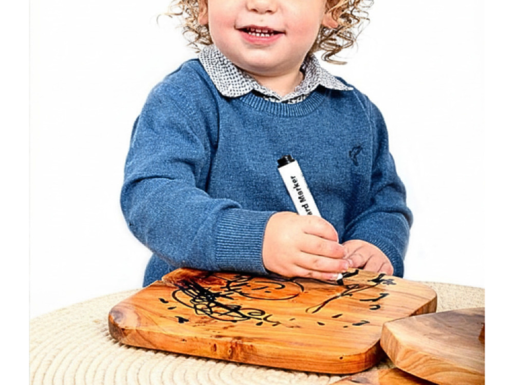 Natural wooden writing board – Set of 3