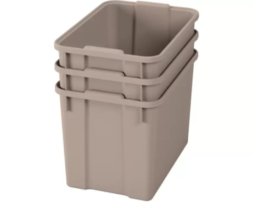 Extra large plastics containters - eco baige - 03
