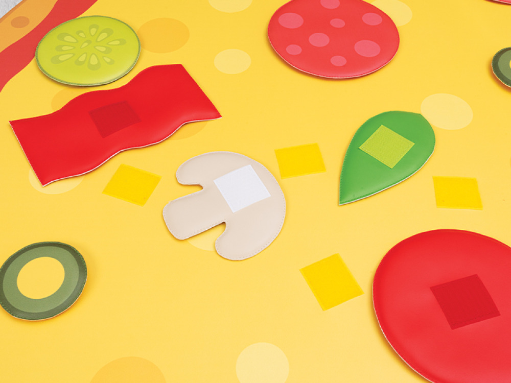 Pizza. Sensory mat