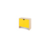 Storage Unit M with shelves + doors - Yellow