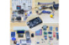 Microcontroller with sensors and accessories. Atmega2560 - the most complete Arduino starter kit.