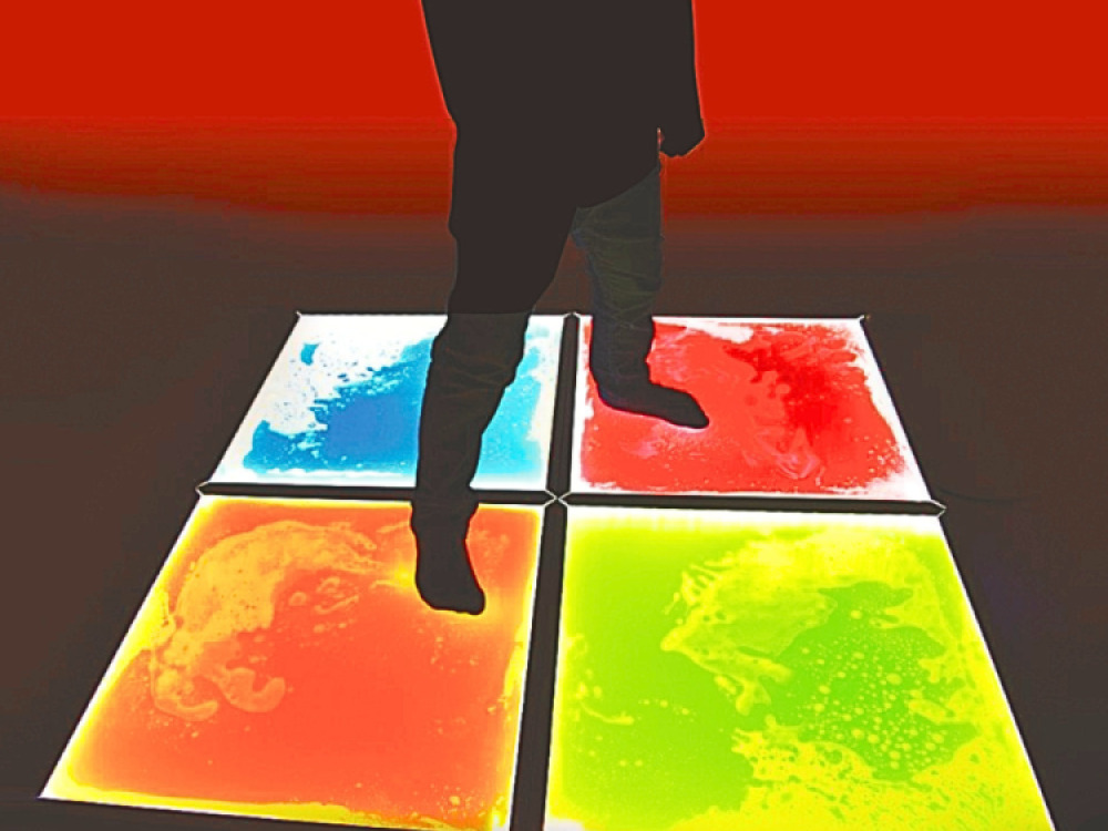 Light Up Sensory Floor Tile Kit (4 Tiles and 1 Adaptor) New Style