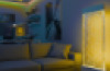 Free Standing Bubble Wall, White