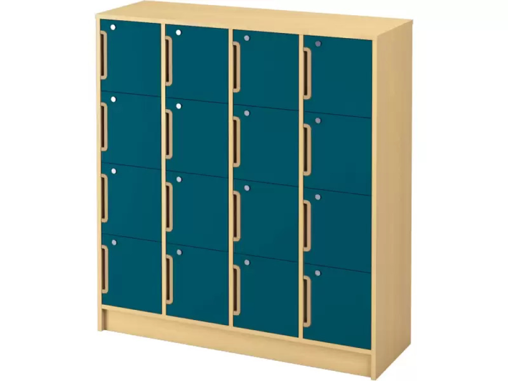 Storage Unit 122 with doors and lock - Emerald blue