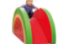 Watermelon. Foam obstacle course with slide