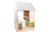 Maxi Hideaway playhouse with sofa and bookcase. Cubo collection