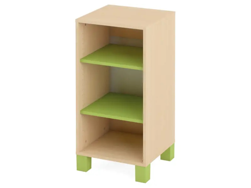 Small cabinet with shelves. Green. Fresh Collection