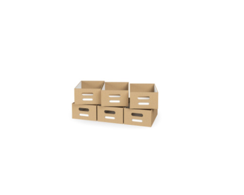 6 - big cardboard trays - Eko