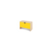 Storage Unit S with shelves + doors - Yellow