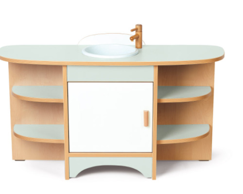 Blue sink unit